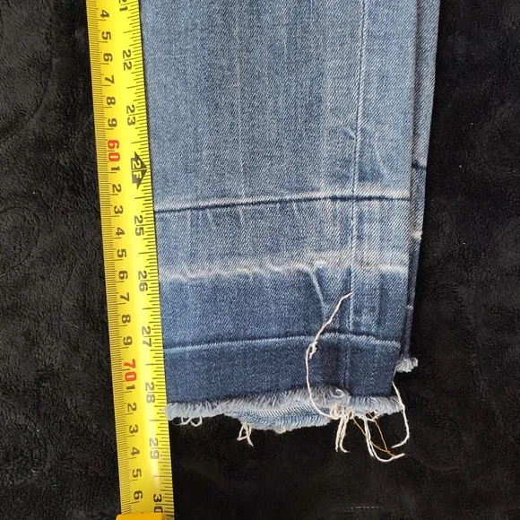 HUDSON NICO WOMENS DISTRESSED BLUE πππ JEANS πππππ - Picture 4 of 16